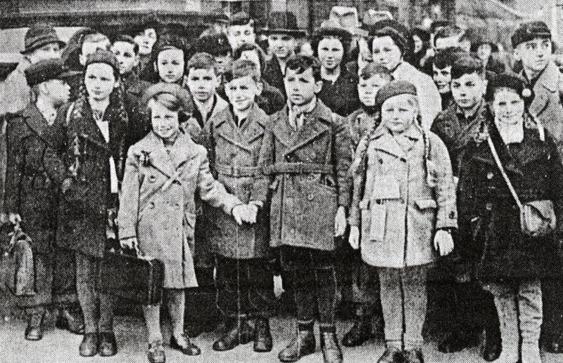 A photo taken by a news reporter in Edinburgh , March 1939