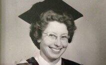 Edith's graduation photo