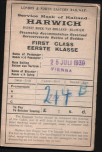 Ticket to Harwich