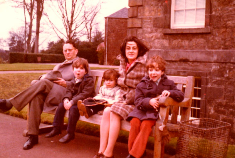 Marianne's family in Edinburgh
