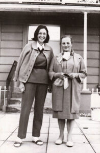 Saskia and Brigitte in Worthing 1969