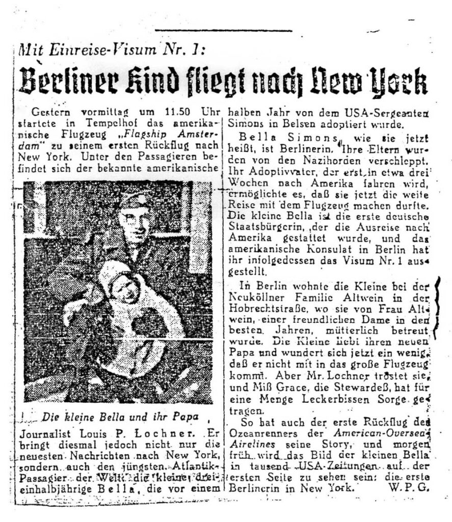 Evelyn Strang – Newspaper Article