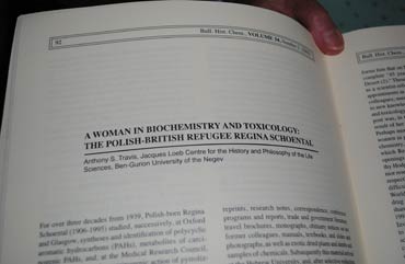 article on Regina Schoental
